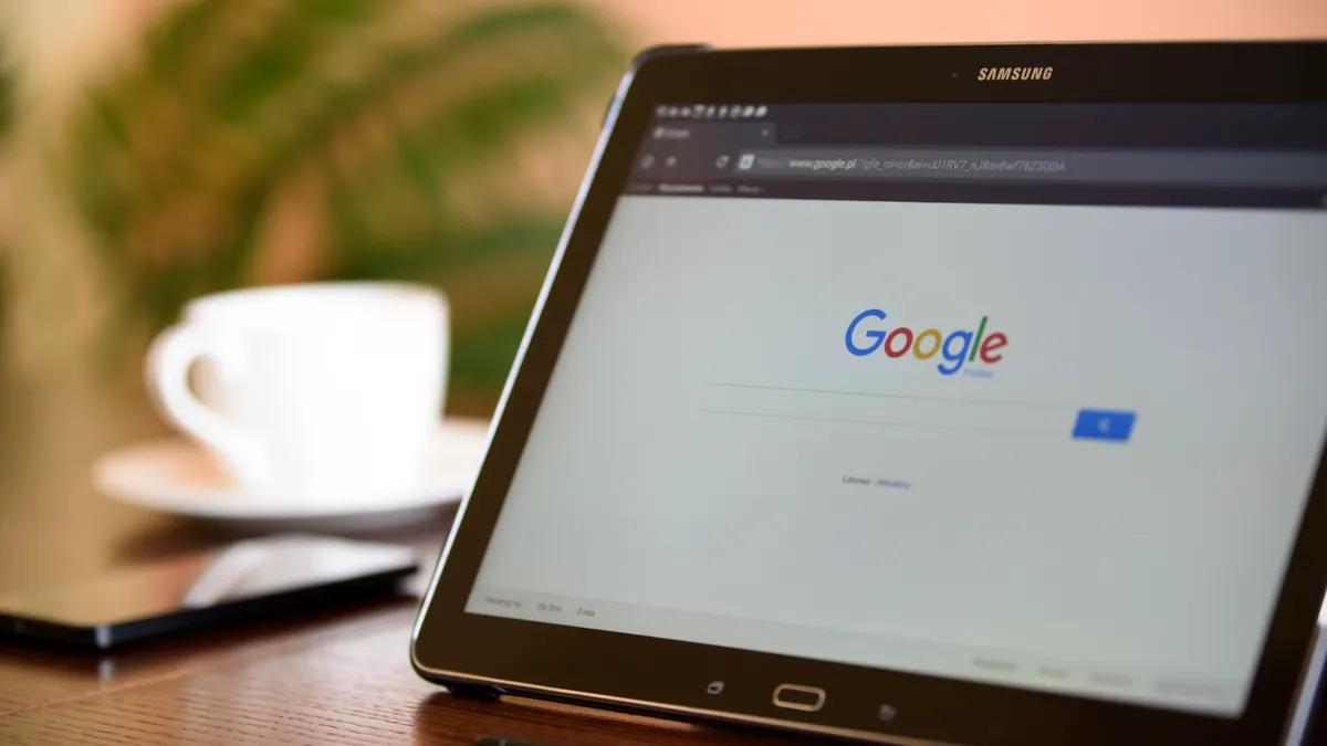 Bing SEO tips for improving page relevance and on-page signals — Black Samsung Tablet on Google Page